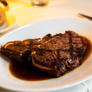 T-Bone steak Tom Steak House