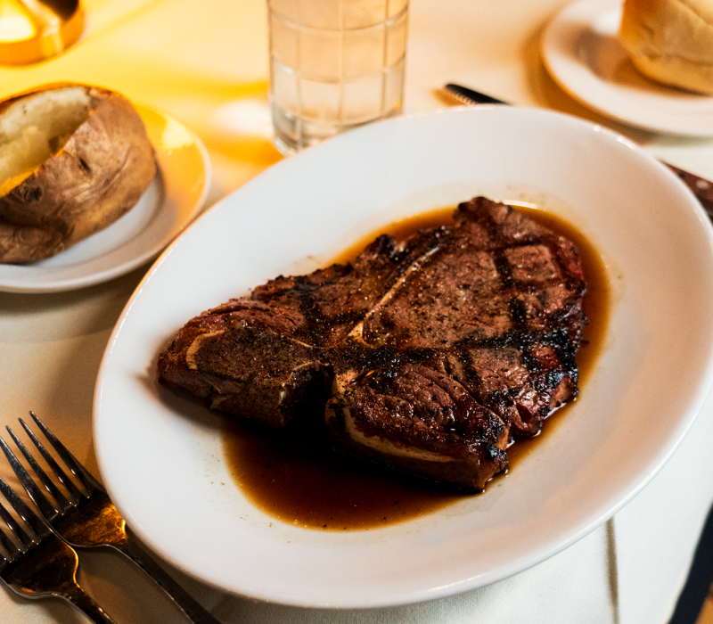 T-Bone steak Tom Steak House