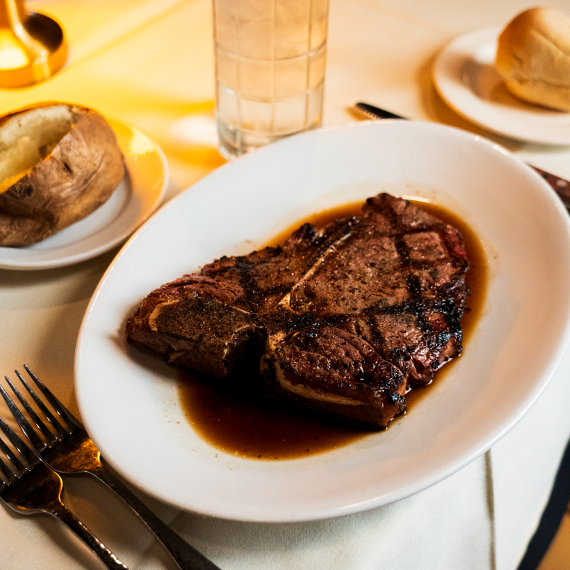 T-Bone steak Tom Steak House